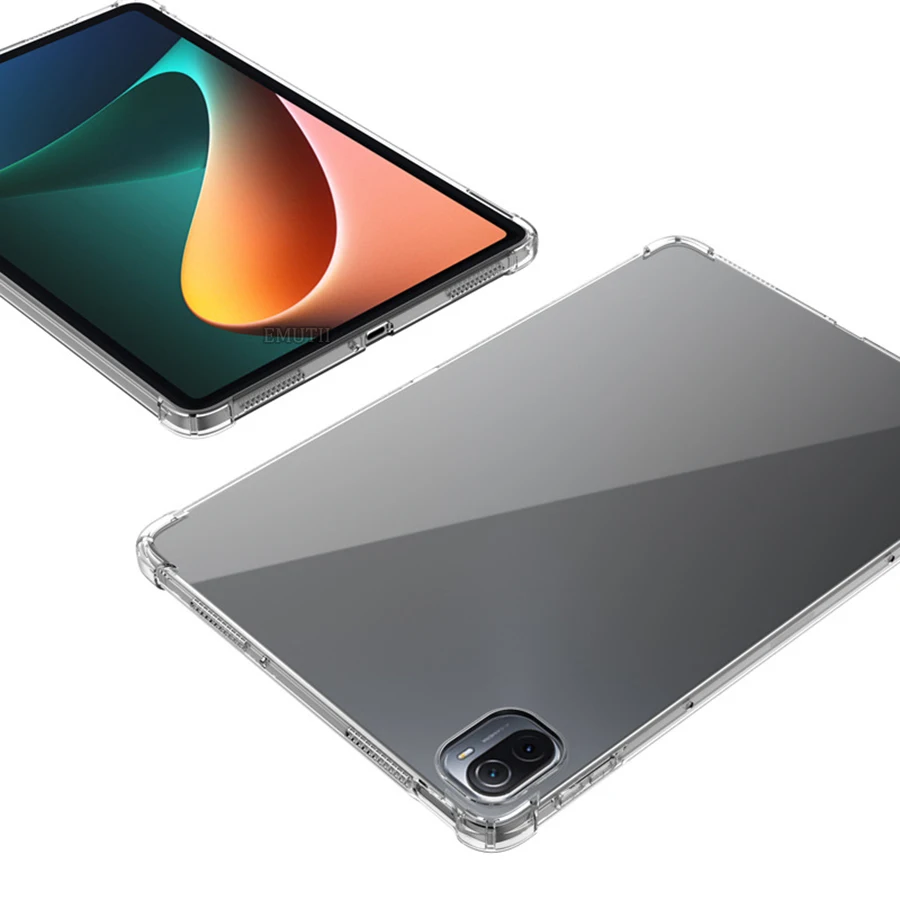 Spilveni Gadījumos Xiaomi MiPad 5 Pro Ir 2021. Gadījumā Tablete seguma Četri drošības Spilvens Muguras Caurspīdīga Xiomi Mi Pad 5 Mipad5 5Pro