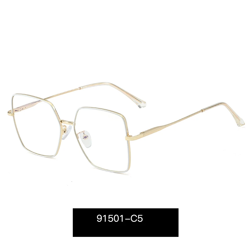 COHK Anti Zilā Gaisma Pretbloķēšanas Gatavo Tuvredzība Brilles Sievietēm Kvadrātmetru Liels Rāmis Tuvredzīgs Recepšu Eyeglasse -0.5, Lai -4.0