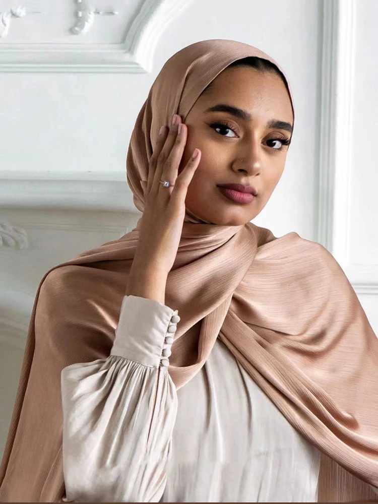 Jauna Tērzēšanas Hijab Ar Jersey Klp Krokots Hijab Sievietēm Musulmaņu Islāmu Modes Hijabs Šalle Musulmaņu Sieviešu Lakatu