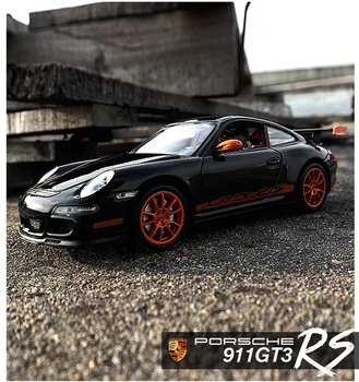 1:24 911 GT3 RS zilo auto sakausējuma auto modeļa simulācijas auto dekorēšana kolekcija dāvanu rotaļlietas Die casting modelis zēns rotaļlietas
