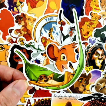 10/30/50GAB The Lion King Karikatūra Uzlīmes uz Ūdens Pudele Scrapbooking Čemodāns Tālrunis Ūdensnoturīgas Uzlīmes, Iepakojumus Bērnu Rotaļlietu Decal