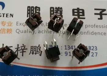 1GB Taivāna sākotnējā Yuanda TLL-62BBA touch switch 6*6*7.5 straight plug 4 kājas ar gaismas LED zila, gaiši zila, gaiši