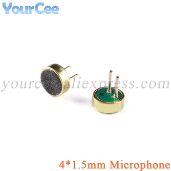 20pcs 4015 Mikrofons 4*1.5 MIC Electret Kondensatora Mikrofons Uztveršanas 4x1.5mm MP3 Piederumi