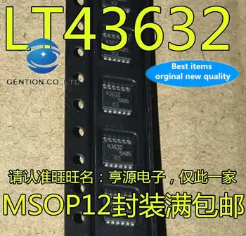 5gab 100% oriģinālā jaunu LT43632 43632 LT4363CMS-2 LT4363IMS-2 MSOP12 pin sprieguma chip
