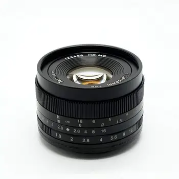 7artisans 50mm f1.8 Lielas Diafragmas Portrets Manuālais Fokuss Mikro Kameras Objektīvs der Canon eos m Mount un E-Mount Fuji FX-Summu