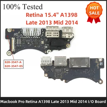 A1398 I/O Valdes Tiesības (HDMI USB SD) par MacBook Pro 15 collu Retina A1398 (2013. gada Beigās-2014. gada Vidum) 820-3547-A/05 DC JACK VALDE