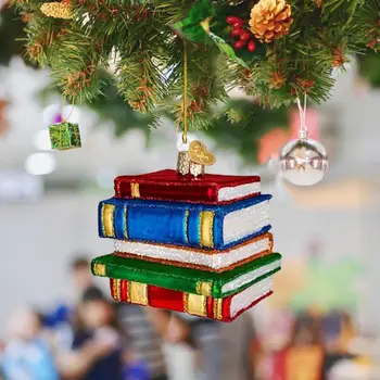 Akrila Karājas Ornamentu, Piederumu Ziemassvētku Rotājumu Drukāšanas Akrila Grāmatu Kulons Mājās Partijas Apdare Apdare