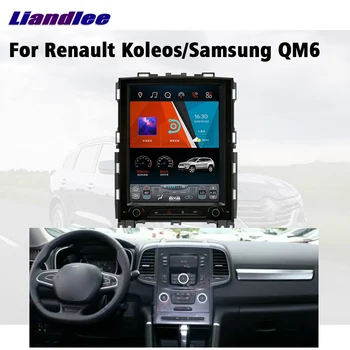Auto Multimedia Player Tesla Vertikāla Ekrāna, Lai Renault Koleos Samsung QM6 2016-2020 Radio Android DVD GPS Navigācijas Sistēma