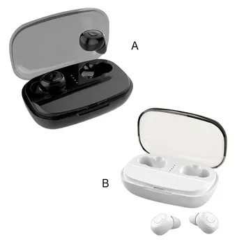 Bezvadu Austiņas Bluetooth 5.0 Binaural Stereo Hi-fi Sporta Austiņas Portable Mini Austiņas