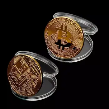 Bitcoin fizisko piemiņas monētu, monētas, zelta monētas, naudas soda iekasēšanas dāvanu zelts, lucky number Litecoin piemiņas monētu