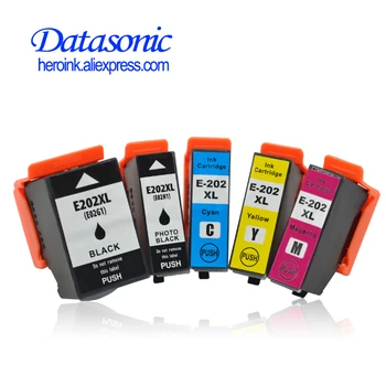 Datasonic saderīgs tintes kasetnes E202 XL t202xl E pson Izteiksmi Foto XP-6000 XP-6005 XP-6001 XP-6100