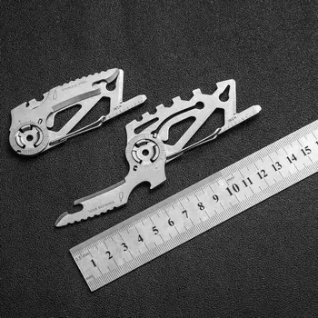 EDC Āra Izdzīvošanas Multi Instruments, Hex Uzgriežņu atslēgu, Skrūvgriezi Nazis Kempings Keychain Nazi Kabatā Saliktas Rokas Instrumentu Komplekti