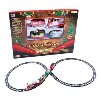 Elektriskais Vilciens, kas noteikts Bērniem Akumulatora Barošanu Vilcienu Rotaļlietas Ziemassvētku Dāvana Toddler
