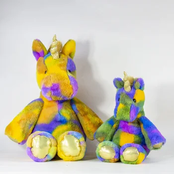 Gudrs Krāsains Unicorn Plīša Rotaļlietu, Mīksto Varavīksnes Dzīvnieku Kulons Lelle Dekompresijas Pildījumu Rotaļlieta Bērniem Ziemassvētku Dāvanas