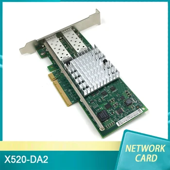 Intel X520-DA2 82599 E10G41BTDA PCI-E X8 Dual-Port 10 Gigabit SFP+ Optiskās Šķiedras Tīkla Karte Augstas Kvalitātes Ātri Kuģi