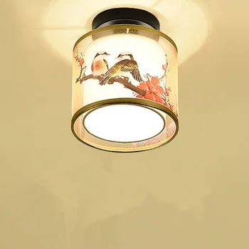 Jauna, Ķīniešu stila Ķīniešu vēja Led griestu gaismas plafond lampu mājas dzīvojamā istabā gaismu griestu gaismas ķermenis circular