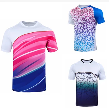 Jauns Badmintona krekli, apģērbi Vīriešiem/Sievietēm , sporta kreklu, Tenisa krekli , galda teniss svīteri , Quick dry sporta mācību t-krekli