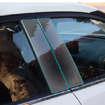 Logu Centrs Pīlārs aizsargplēvi Anti-scratch Segtu Automašīnu Aizsargs Ārējie Piederumi Mazda CX-4 CX4 2020-2022