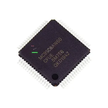MC9S08AW60CFUE MC9S08AW60 MC9S08 2gab QFP64 mikrokontrolleru 100% oriģināls