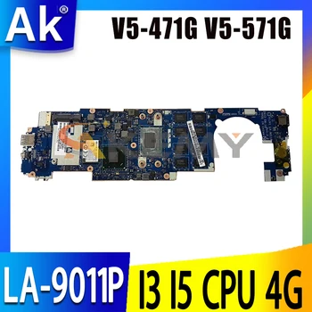 Oriģināls, LAI par Acer Iconia W700 W700P Klēpjdatoru, Pamatplate (mainboard AR I3 I5 PROCESORU, 4 gb RAM LA-9011P Mātesplati 100% Pārbaudīta