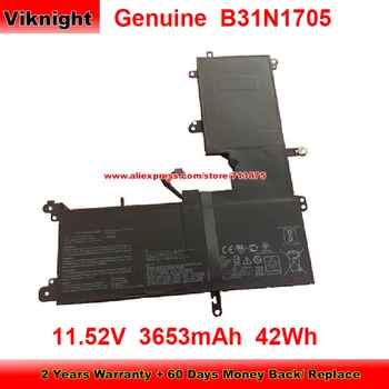 Patiesu B31N1705 Akumulatoru Asus VivoBook Flip 14 TP410UA TP410UF-EC003T TP410UR UX331UA UX460UA UX460UA-1B 11.52 V 3653mAh 42Wh