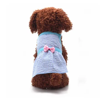 Pet Suņu Apģērbu Tauriņu Svārki Pavasarī Plānas Kokvilnas Dāma Teddy Vidēja Kucēns Apģērbu Chihuahua Modes Apģērbs Ropa Perro Yorkie