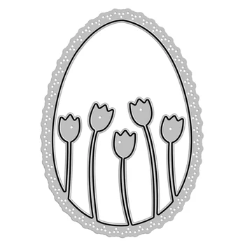 Tulip Vietas Ovāls Rāmis 2020. Gadam Thanksgivng Jaunu Metāla Griešanas Mirst Scrapbooking un Karšu Pieņemšanas Dekoru ar Spiešanu Amatniecības Nav Markas