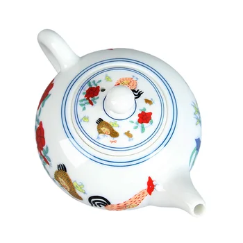 Tējkanna Tēja Tējkanna Keramikas Pods Vintage Japāņu Coffeestovetop Porcelāna Lielu Ūdens Ķīna Zaudēt Maker Gudrs Retro Lapu Kaulu Komplekti