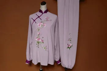 ušu taichi taiczi drēbes changquan vienotu Cīņas mākslas konkurenci apģērbu izšūti kungfu naņcjuaņ taolu drēbes vienotu